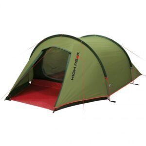 High Peak Kite 3 LW Tent Green and Red 10344